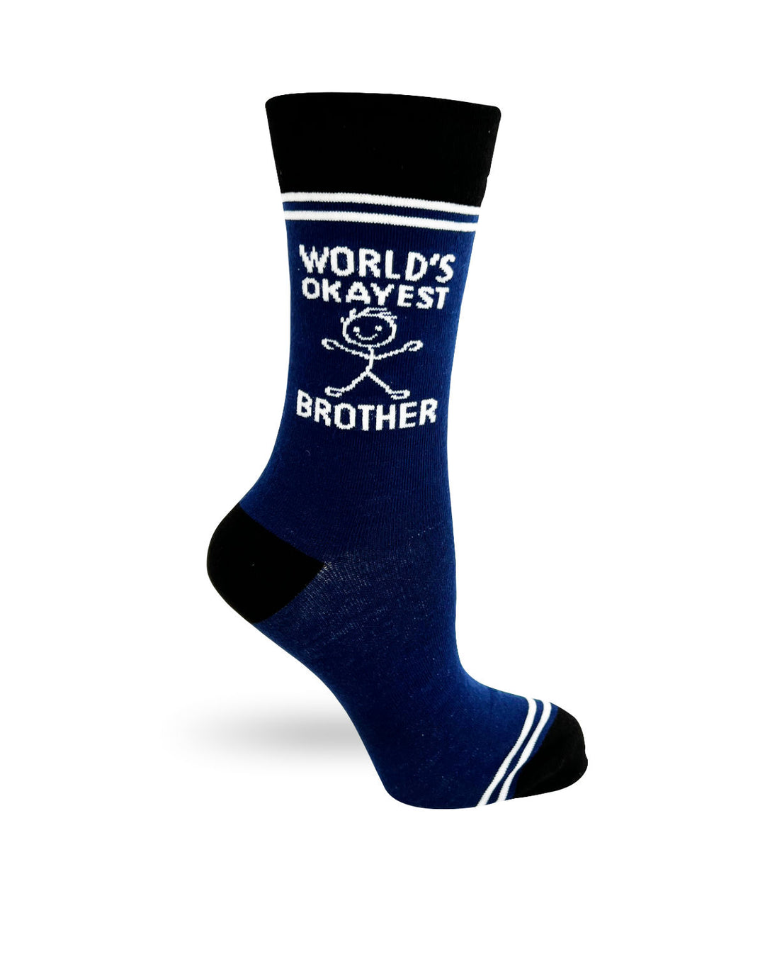 World’s Okayest Brother - Hey Now Unisex Crew Socks