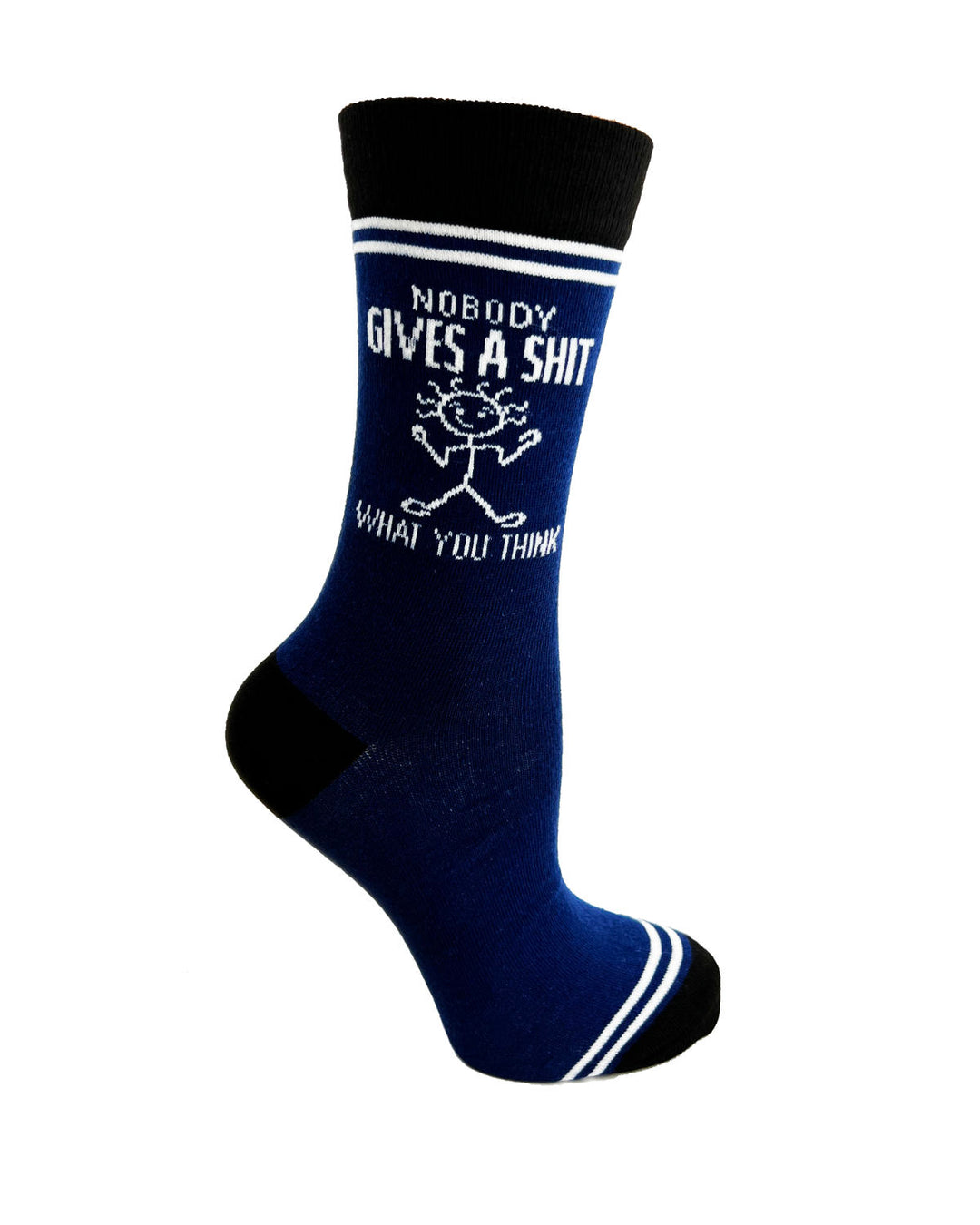 Nobody Gives a Shit What You Think - Hey Now Unisex Crew Socks