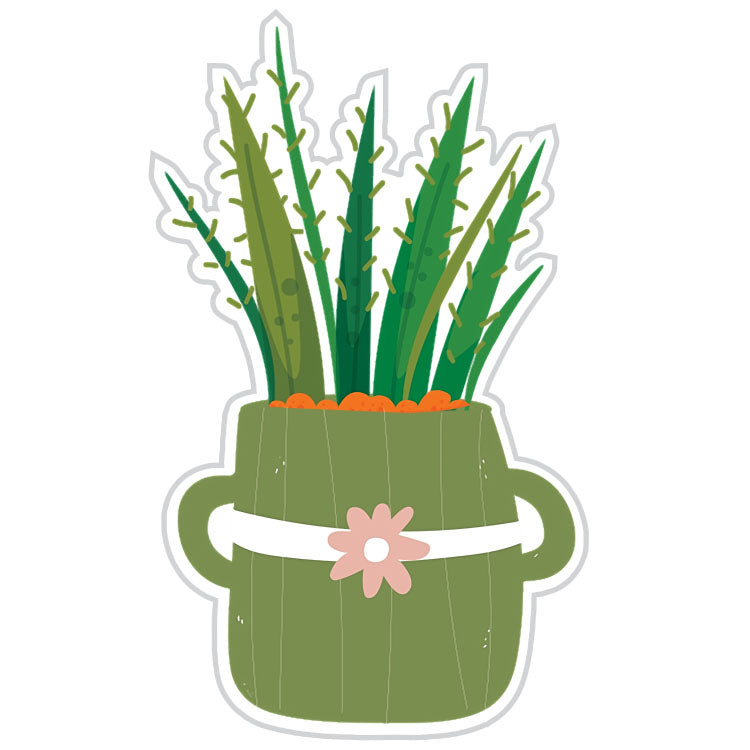 Peanut Cactus In A Coffee Cup Sticker