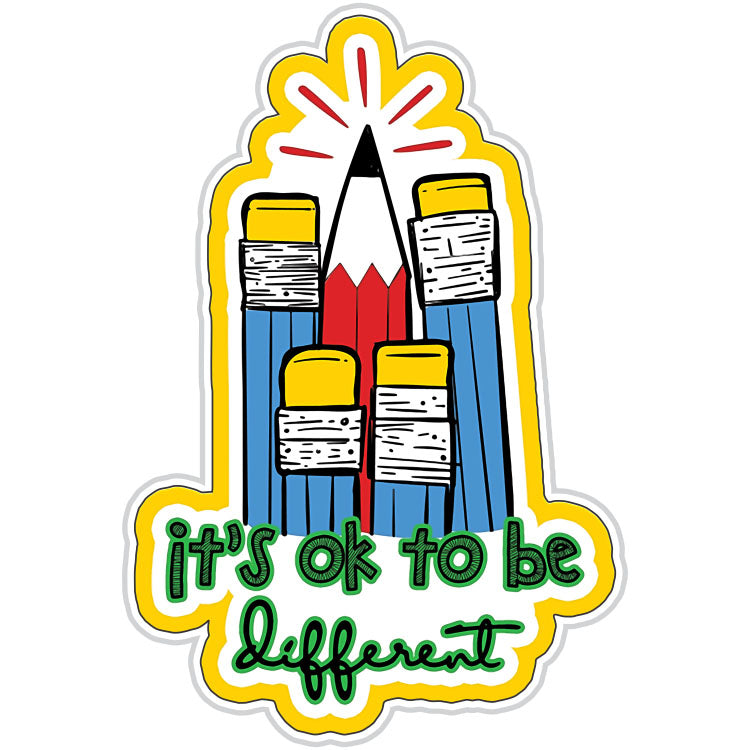 It's OK To Be Different Autism Sticker