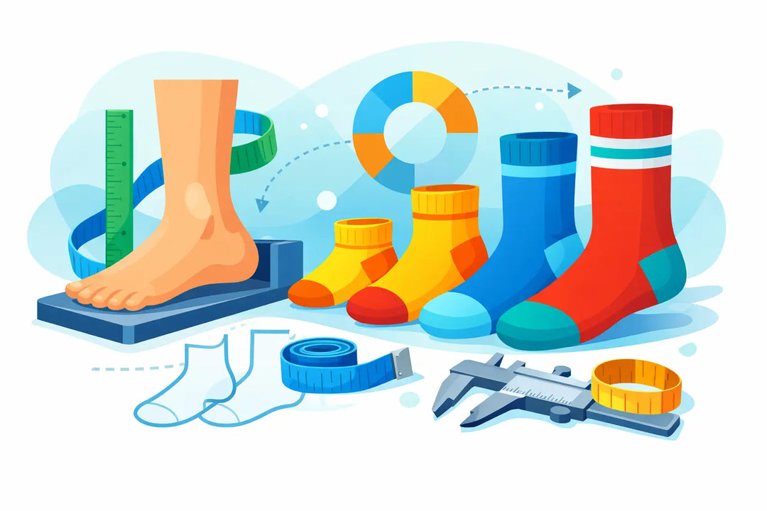 Sock Size Selection Guide for a Feel-Good Fit