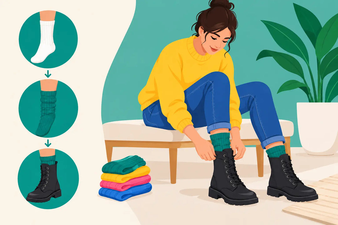 How to Layer Socks With Boots Without the Bulk