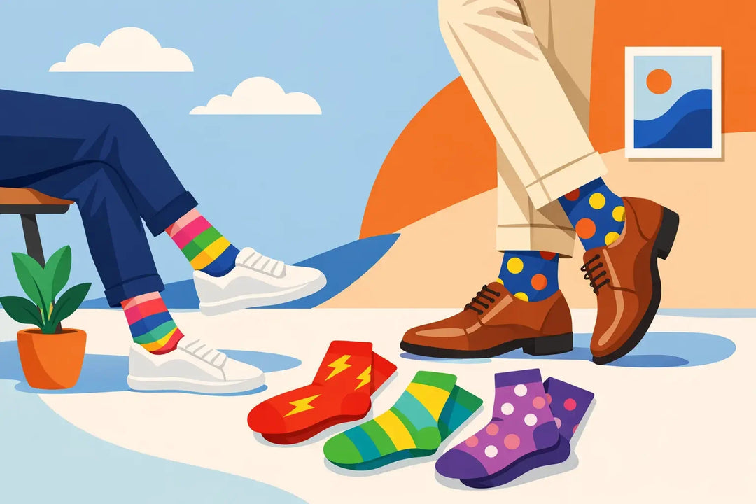 How to Style Colorful Socks Without Overthinking