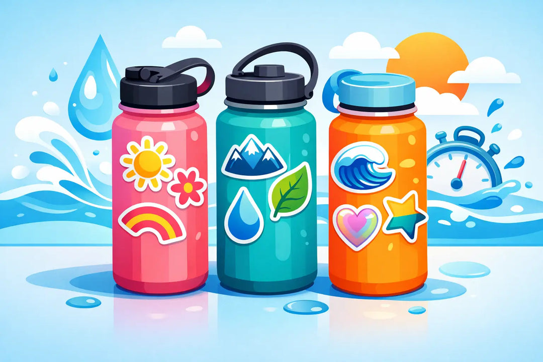 What Stickers Last on Water Bottles?