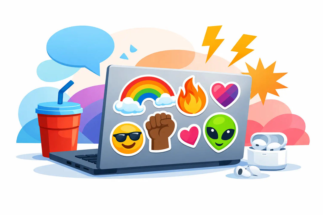 Statement Stickers for Laptops That Say It Loud