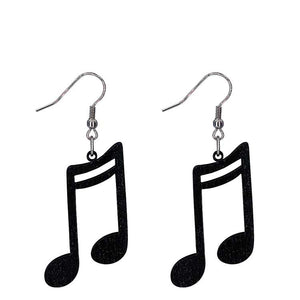 Music Wood Earrings Fabdaz