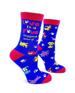 Women Novelty Pet Socks, socks for dog and cat lovers