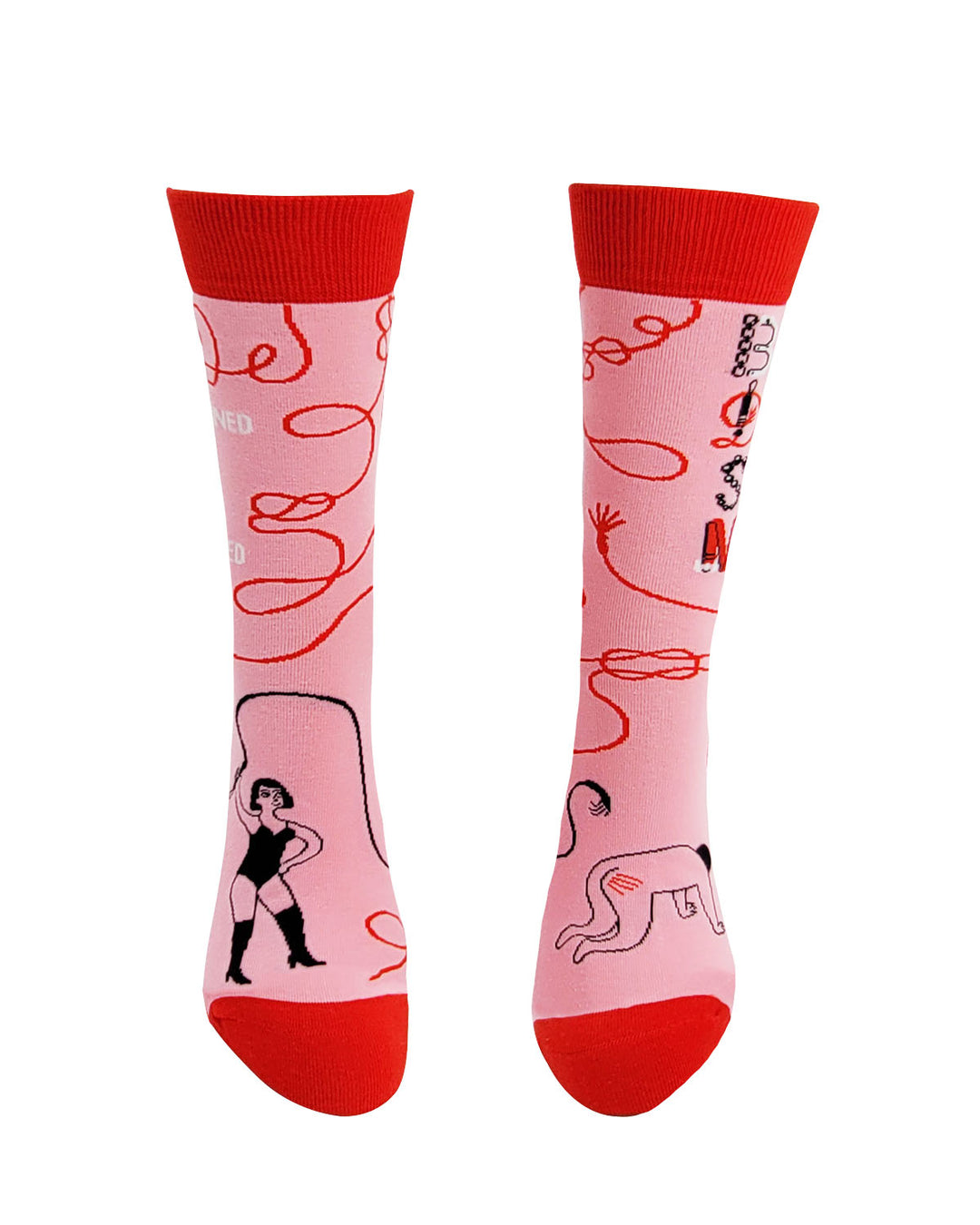 BDSM - Be Determined Stay Motivated - Women's Crew Socks