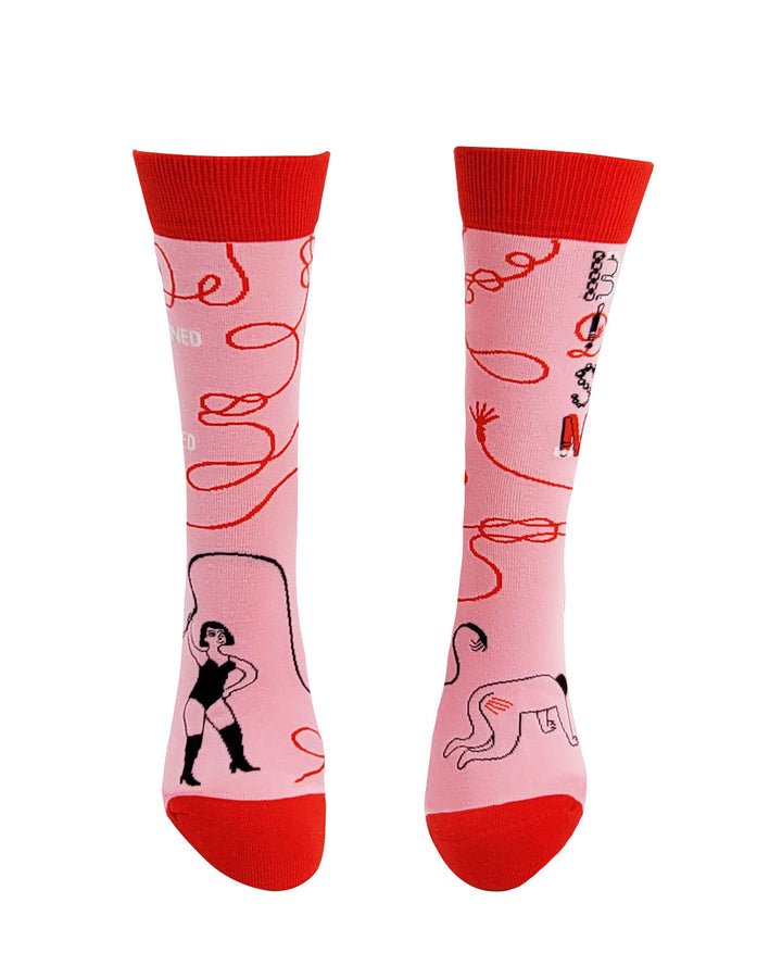 BDSM - Be Determined Stay Motivated - Women's Crew Socks