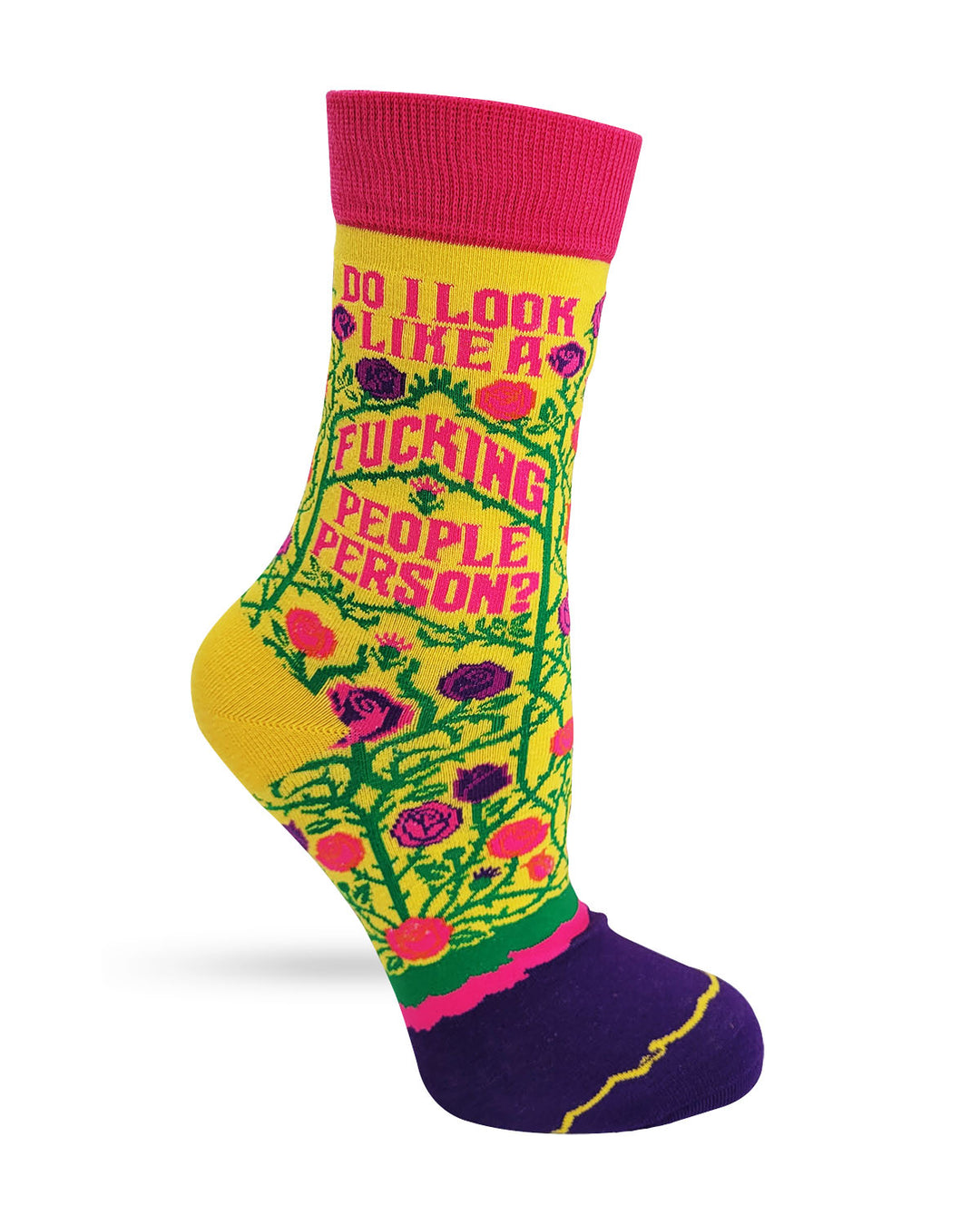 Do I Look Like a Fucking People Person Women's Crew Socks
