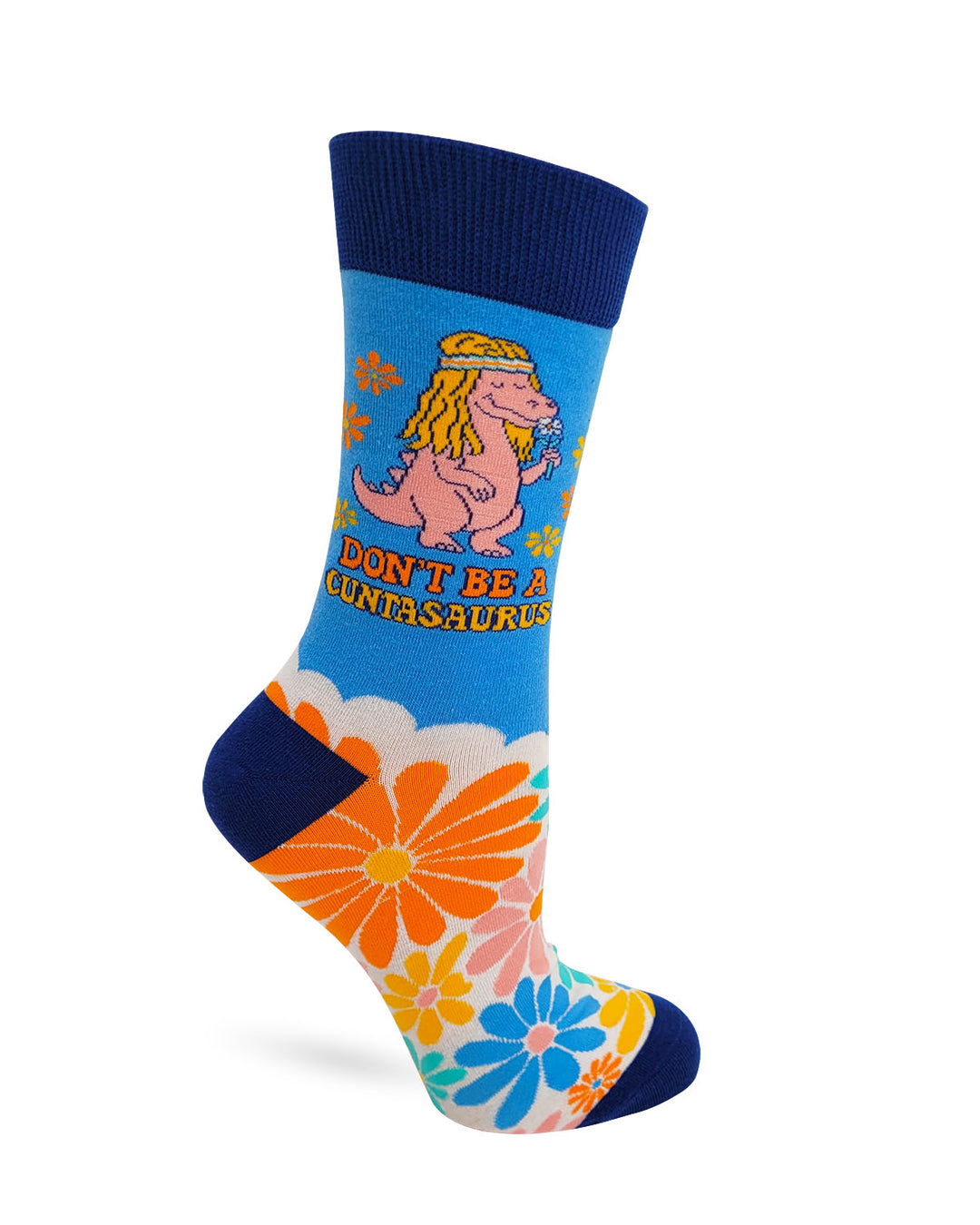 Don't be a Cuntasaurus Women's Crew Socks