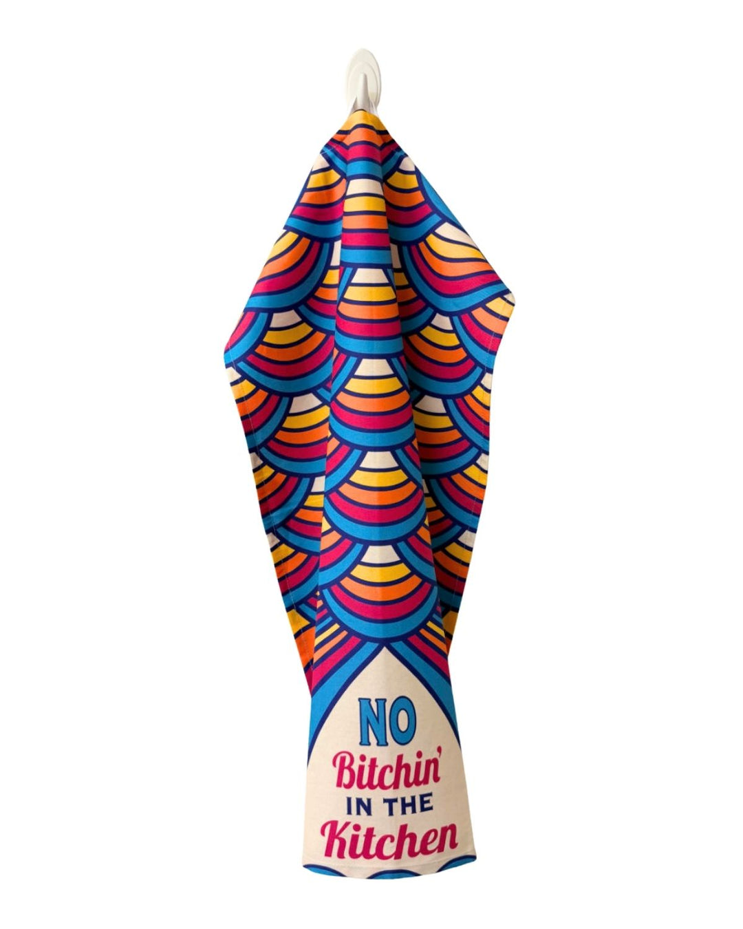 No Bitchin' in the Kitchen Colorful Cotton Kitchen Towel