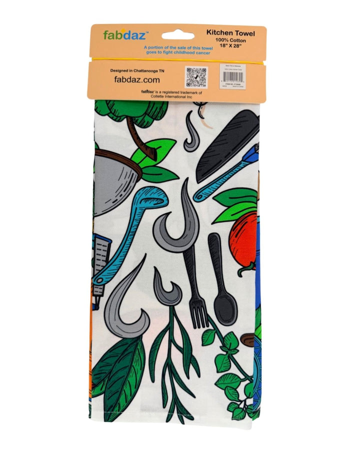 Damn This is Delicious Cotton Kitchen Towel