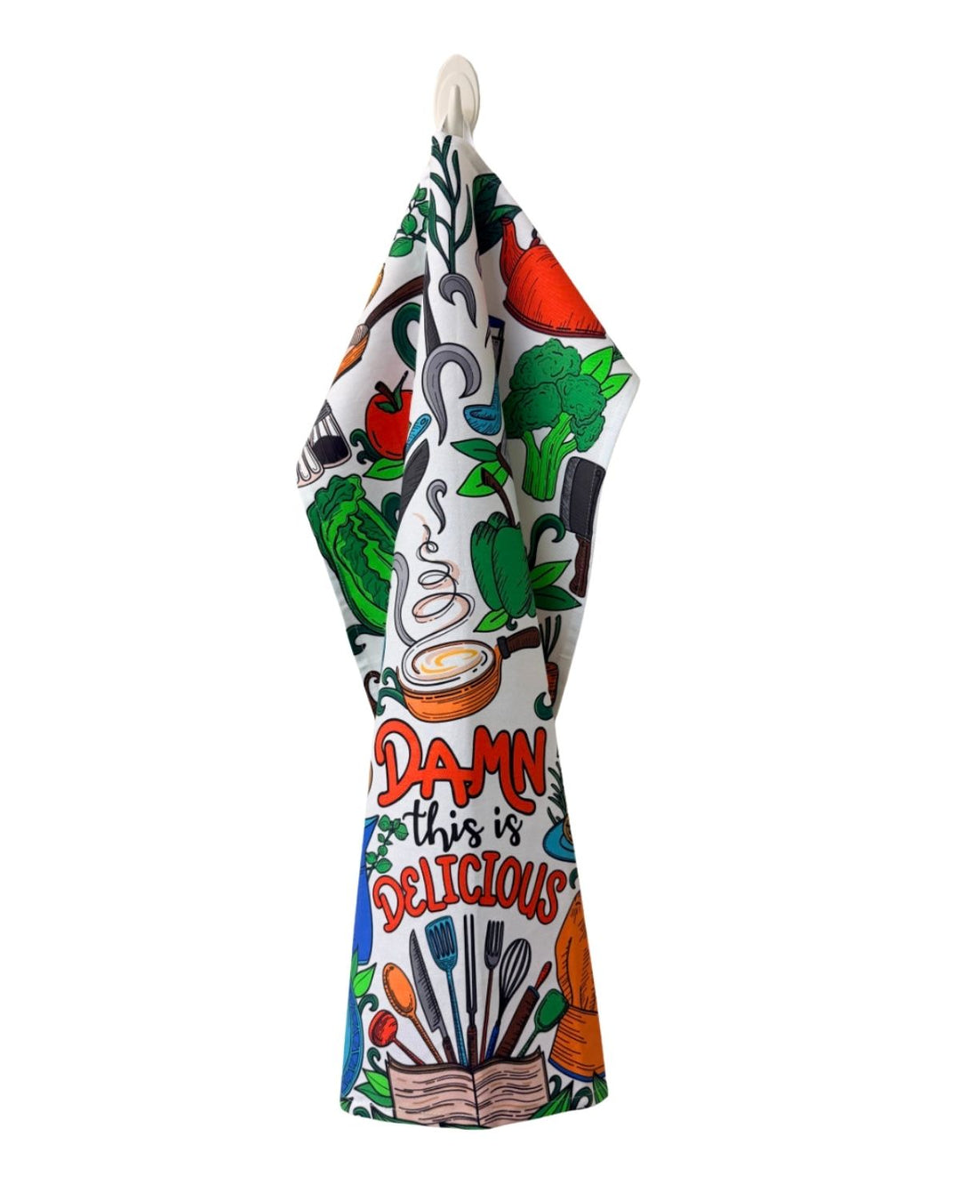 Damn This is Delicious Cotton Kitchen Towel