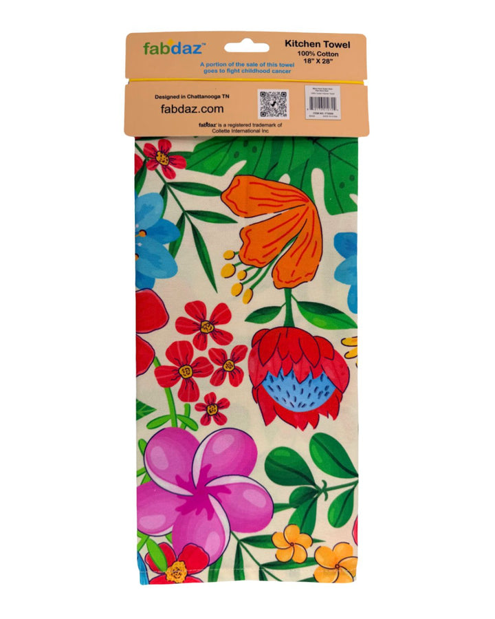 Many Have Eaten Here, Few Have Died Cotton Kitchen Towel