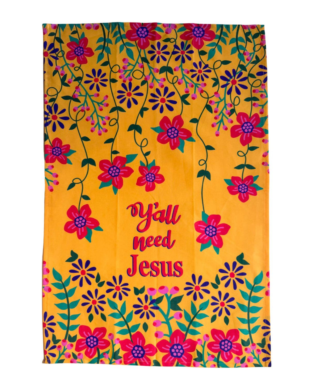 Y'all Need Jesus Cotton Kitchen Towel