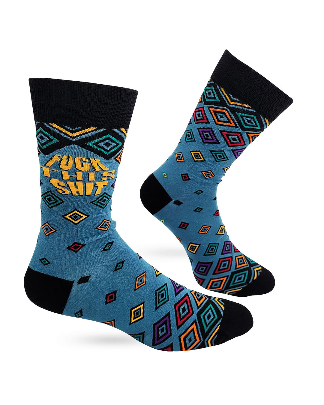 Fuck This Shit Funny Men's Novelty Crew Socks
