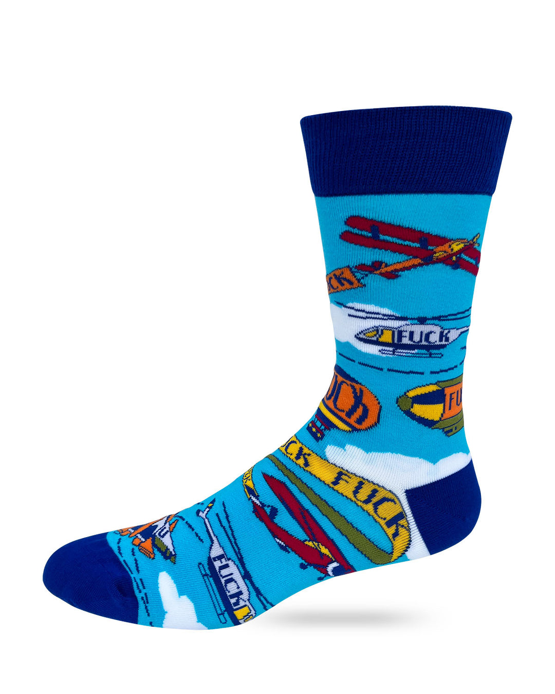 I Don't Give a Flying F..k Men's Novelty Crew Socks