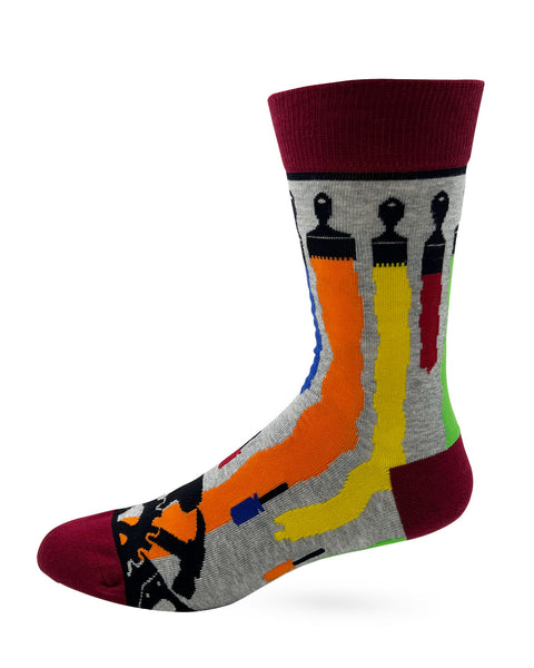 Dads novelty crew socks