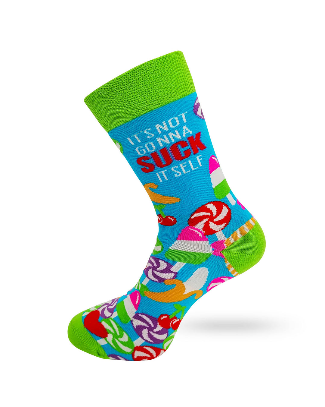 It's Not Gonna Suck Itself Men's Novelty Crew Socks