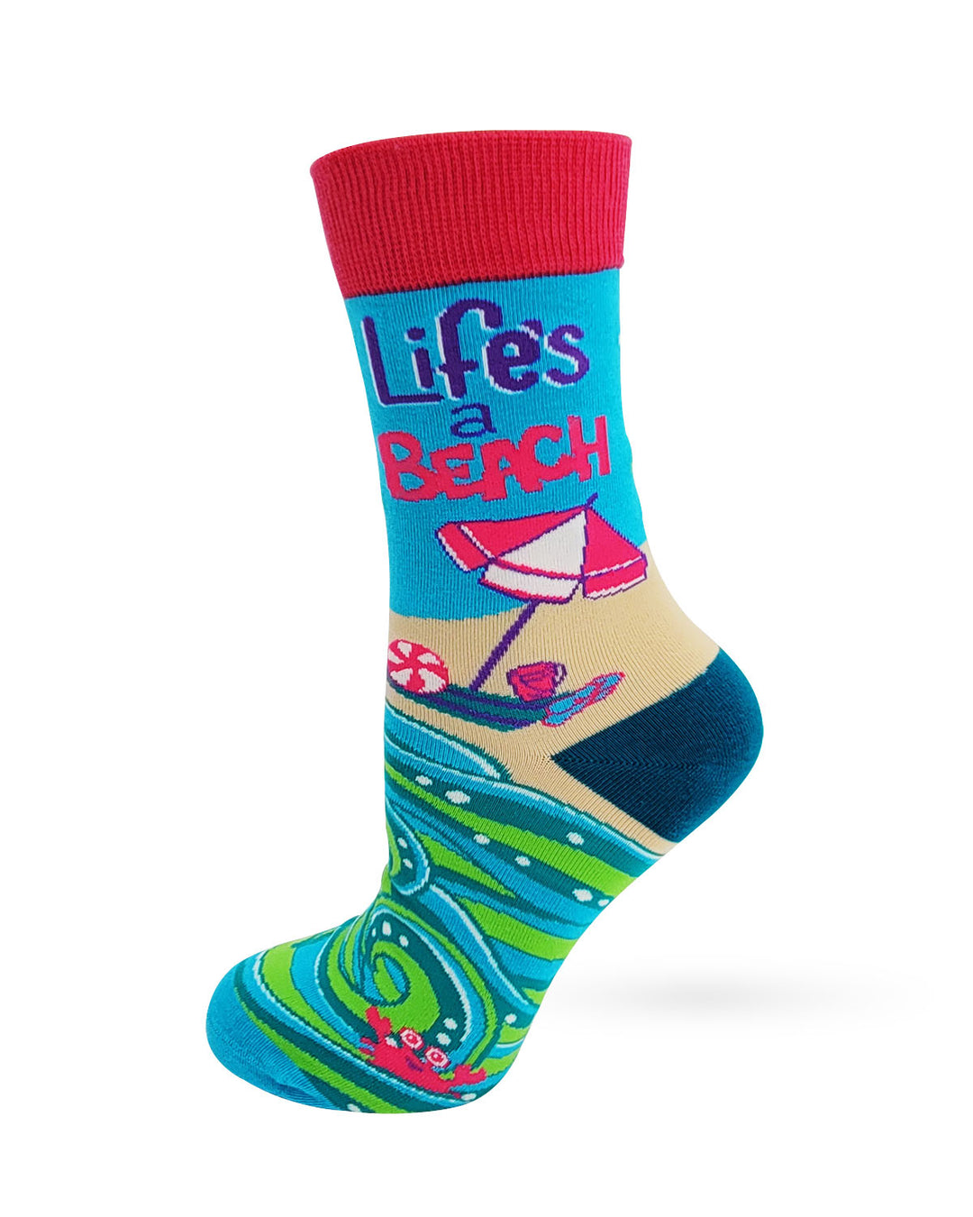 Life's a Beach Women's Crew Socks