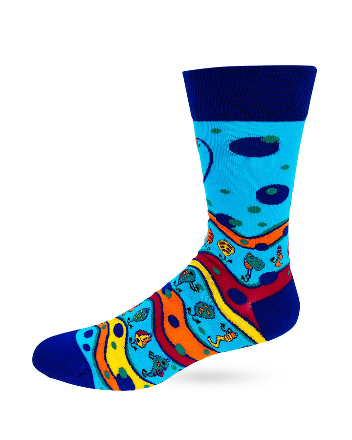 Master Baiter Men's Novelty Crew Socks