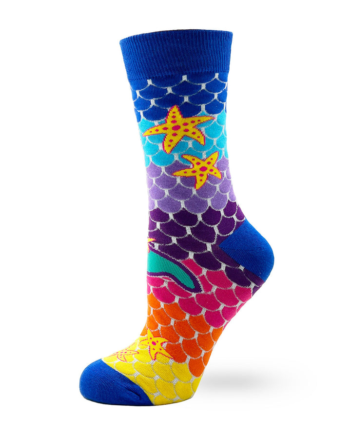Starfish mermaid socks