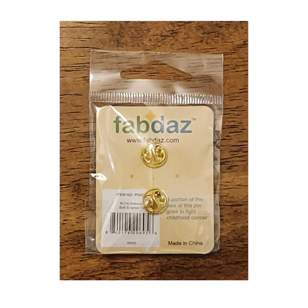 Hi I’m Awkward Enamel Pin with Gold-Toned Metal Frame