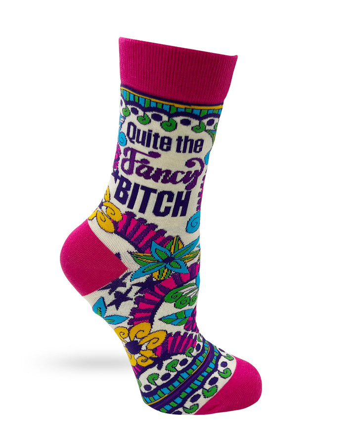 Quite The Fancy Bitch Women's Novelty Crew Socks