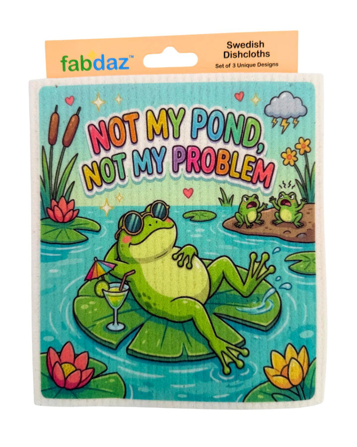 Fun Animals - Set of 3 - Swedish Dishcloths