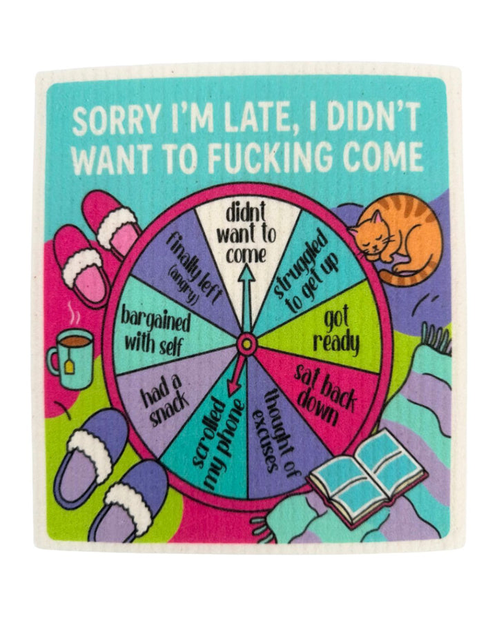 Anti-Social Sayings - Set of 3 - Swedish Dishcloths
