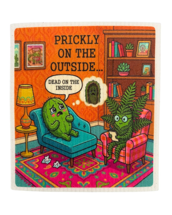 Funny Cactus - Set of 3 - Swedish Dishcloths