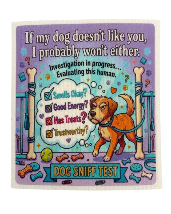 Funny Dog Sayings - Set of 3 - Swedish Dishcloths