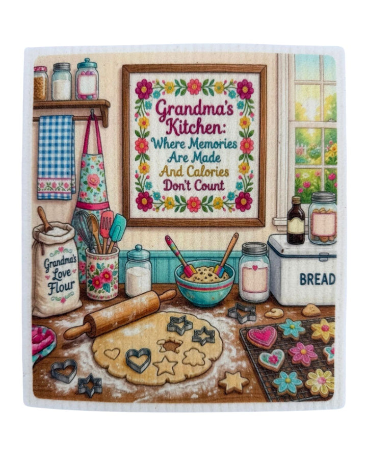 Grandma Sayings - Set of 3 - Swedish Dishcloths