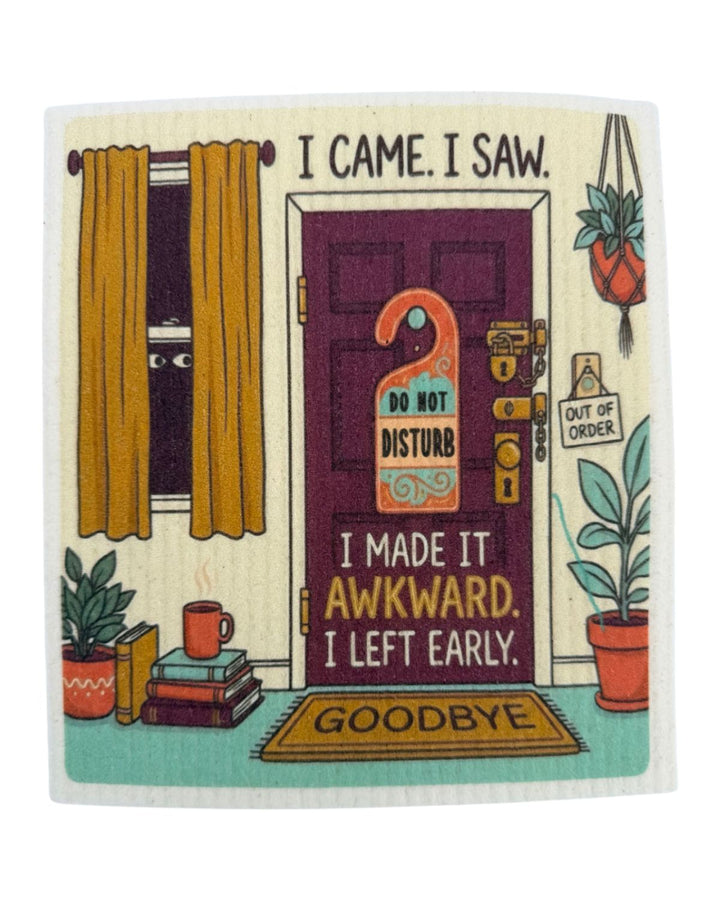Introvert Sayings - Set of 3 - Swedish Dishcloths