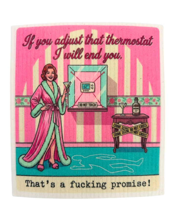 Funny Menopause Sayings - Set of 3 - Swedish Dishcloths