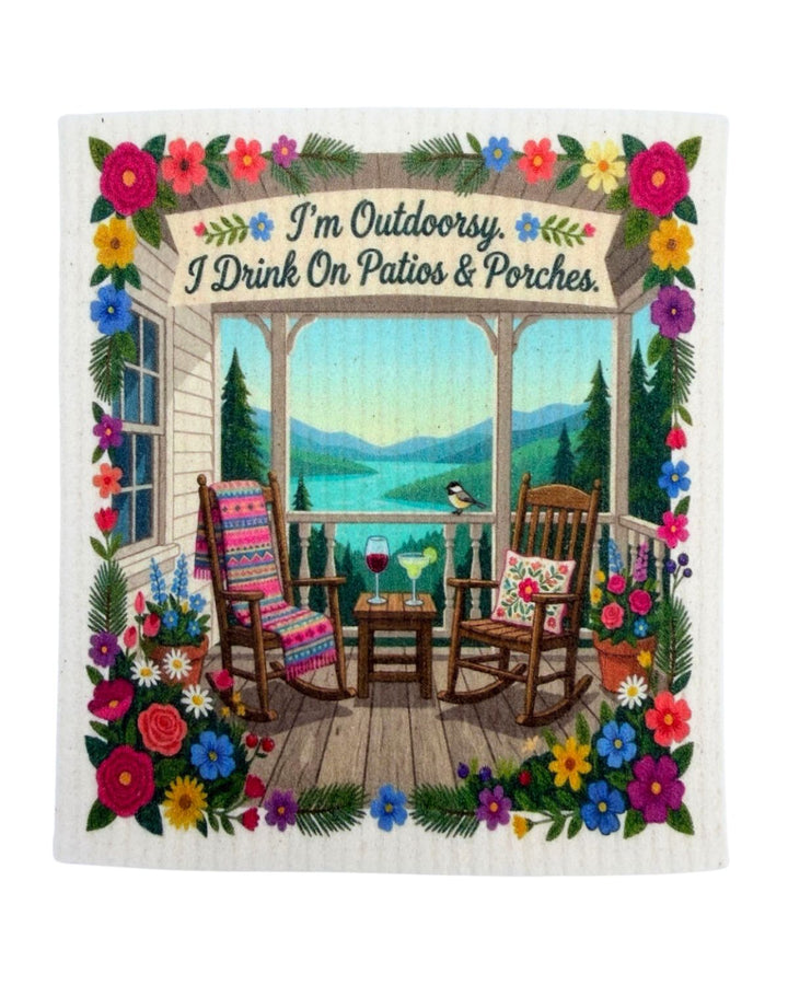Great Outdoors Theme - Set of 3 - Swedish Dishcloths