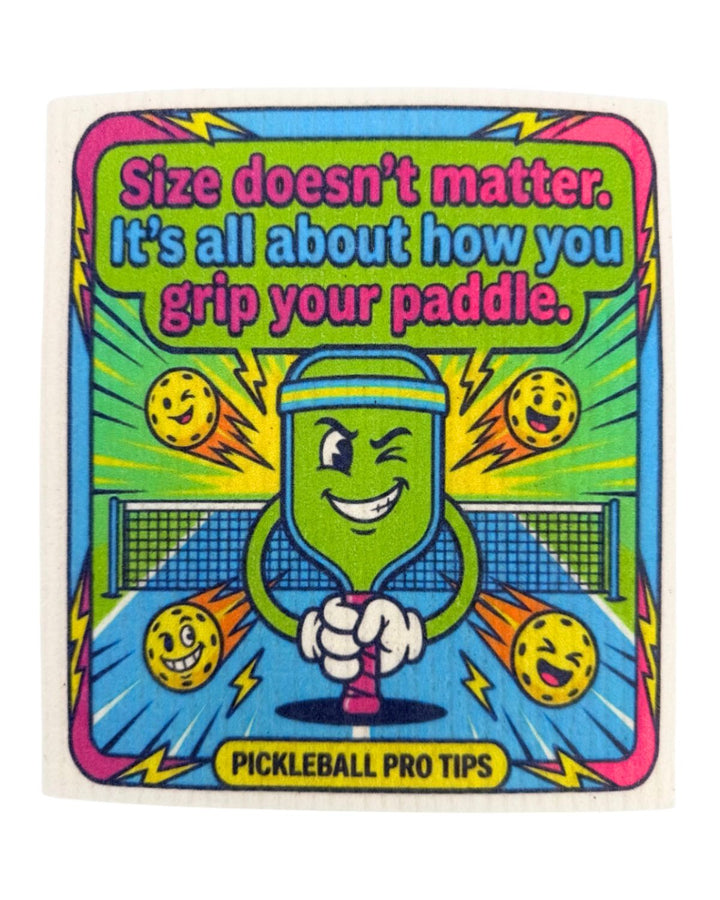 Funny Pickleball Sayings - Set of 3 - Swedish Dishcloths