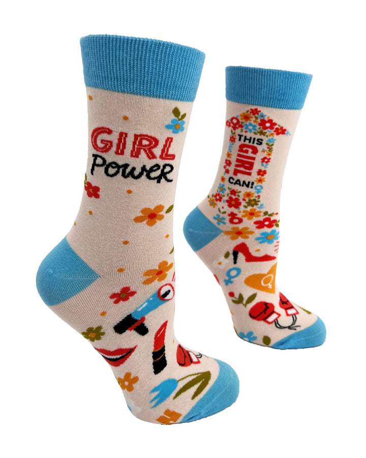 Girl Power Empowering Women's Crew Socks