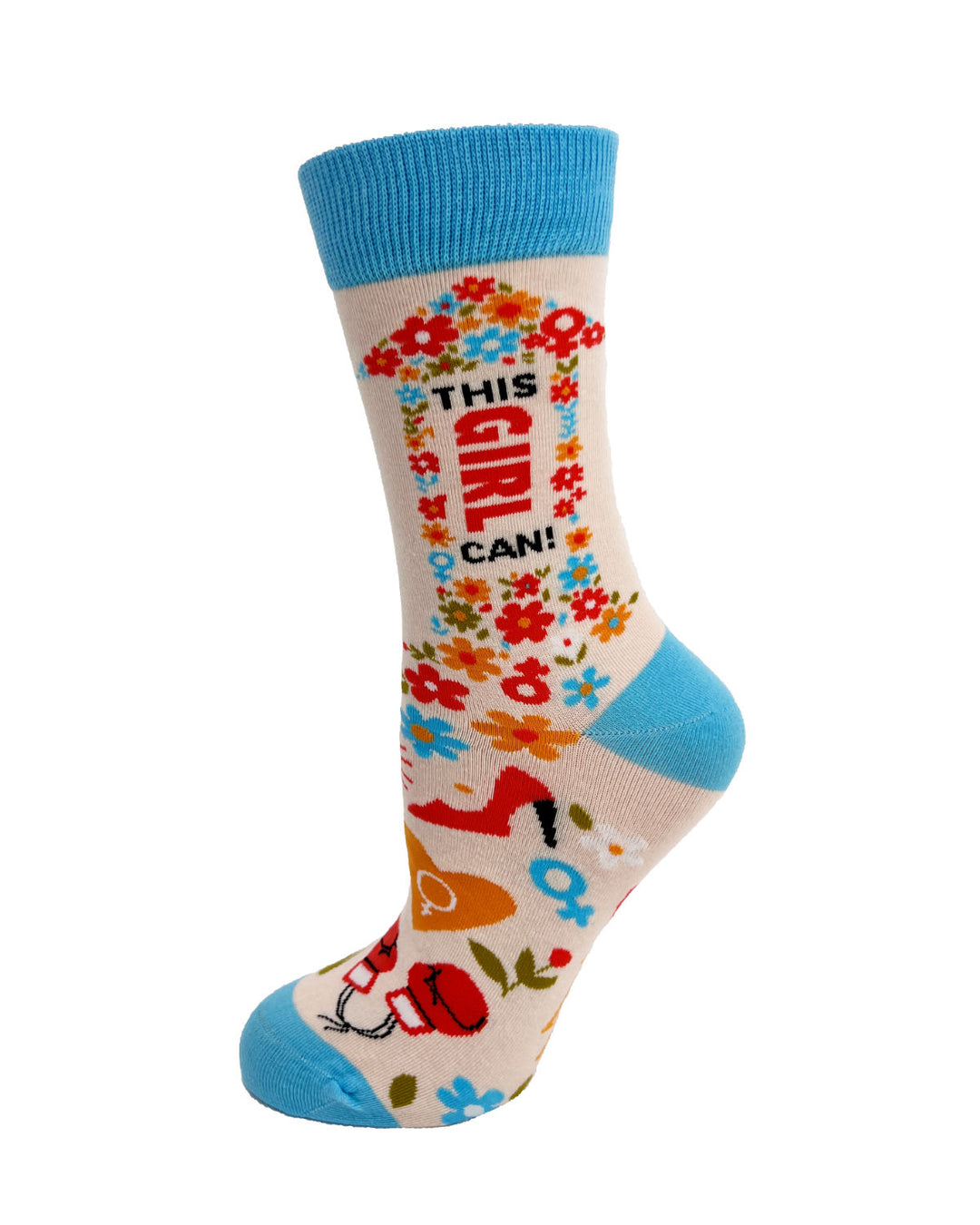 Girl Power Empowering Women's Crew Socks