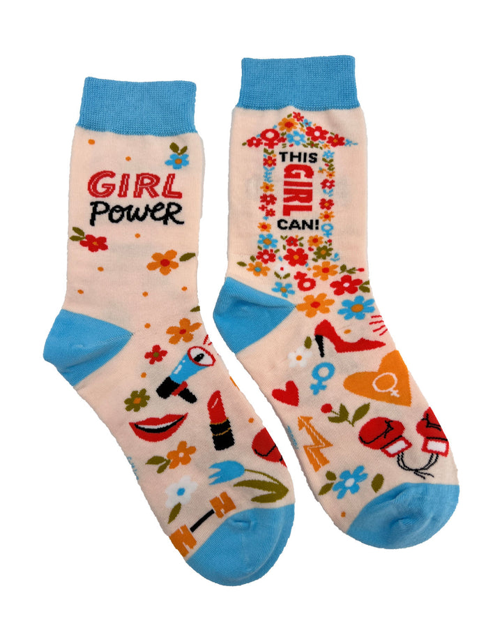 Girl Power Empowering Women's Crew Socks