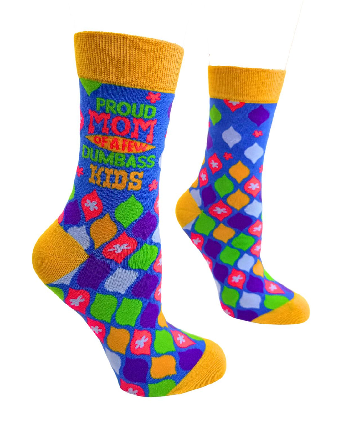 Proud Mom of a Few Dumbass Kids Women's Crew Socks