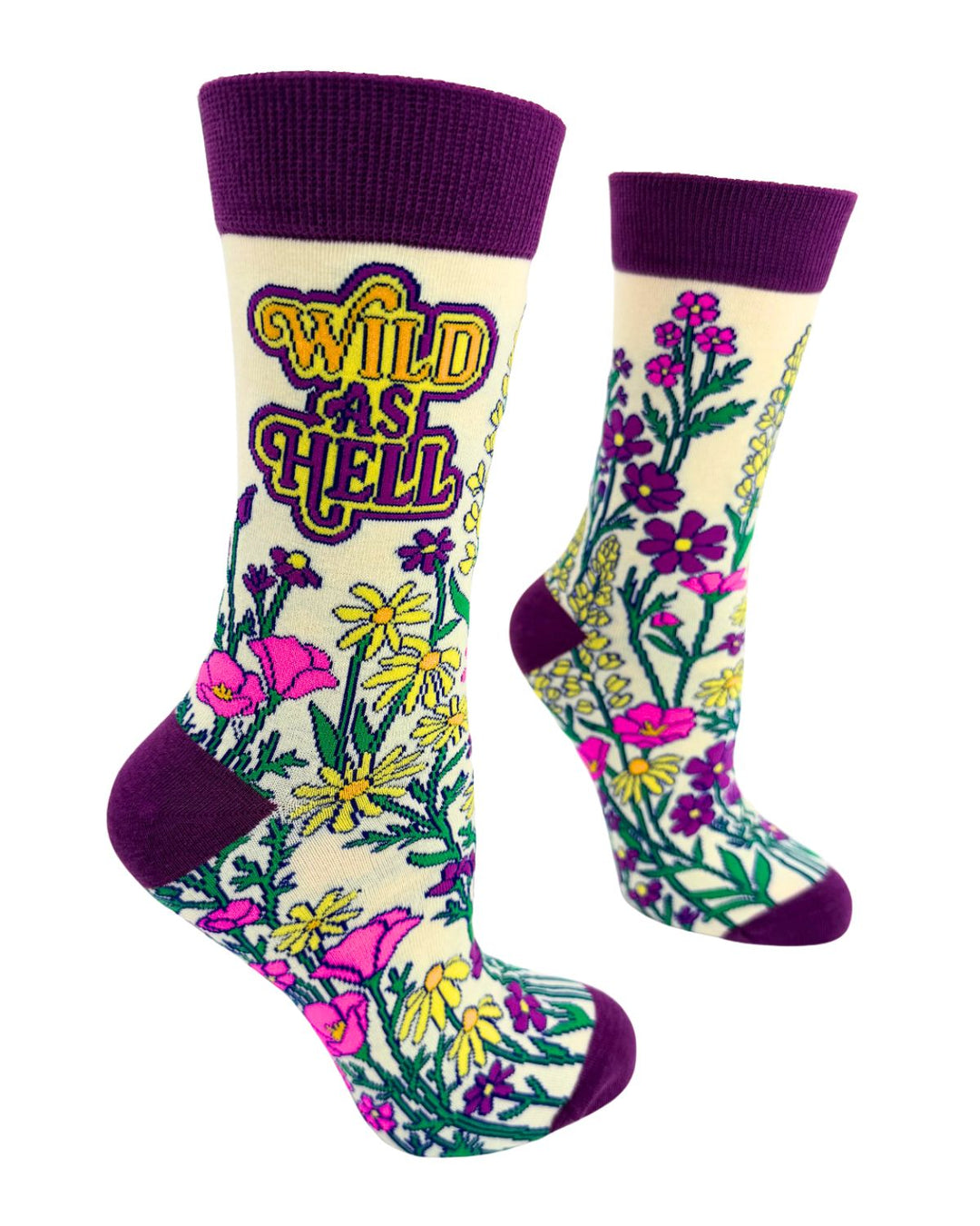 Wild As Hell Women's Crew Socks