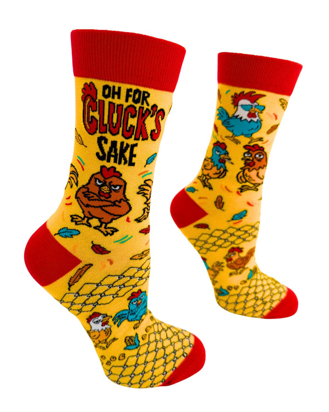 Oh For Cluck's Sake Women's Crew Socks