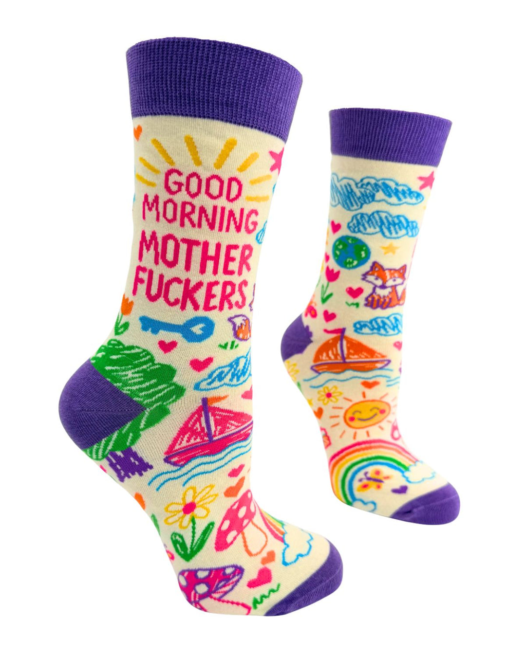 Good Morning Mother Fuckers Women's Crew Socks