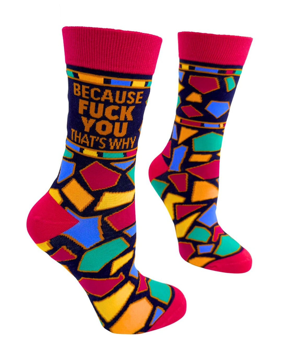 Because Fuck You That's Why Women's Crew Socks