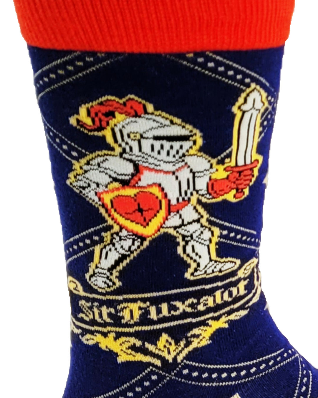 Sir Fuxalot Men's Novelty Crew Socks