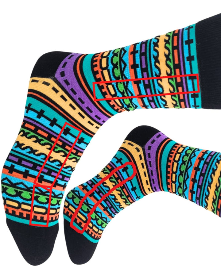 Fuck This Shit - Sideways Secret Message - Men's Novelty Crew Socks