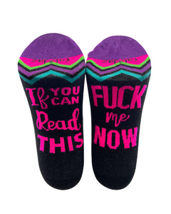 Fuck Me Now Women's Crew Socks