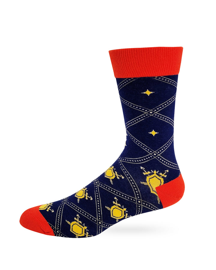 Sir Fuxalot Men's Novelty Crew Socks
